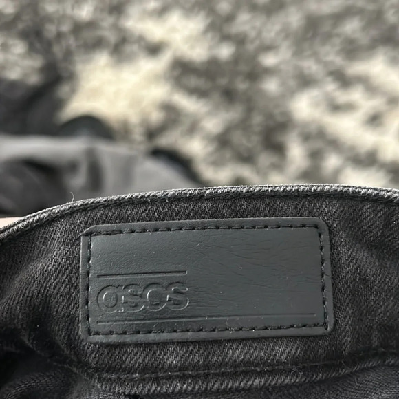 Gray ASOS Crop Jeans - Picture 6 of 6